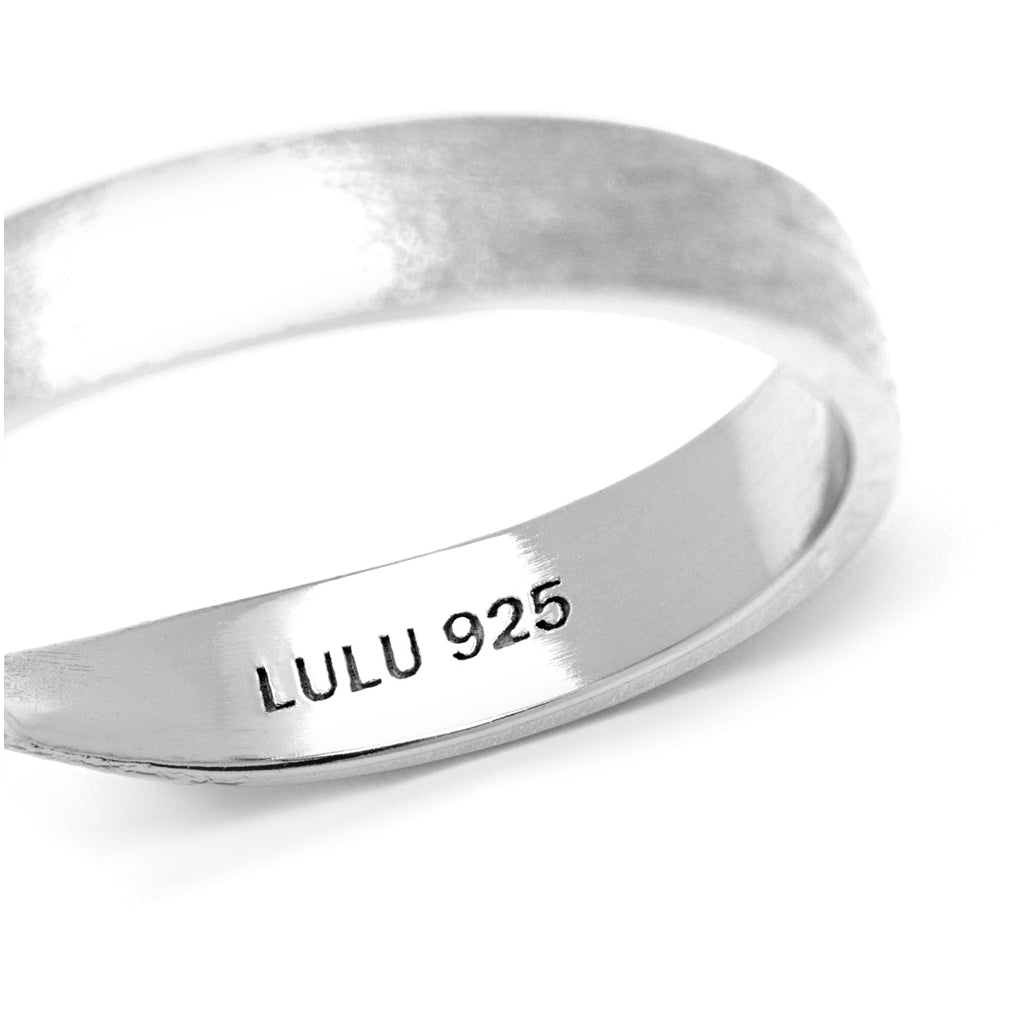 LULU Copenhagen 180 Bague brossé Rings Silver