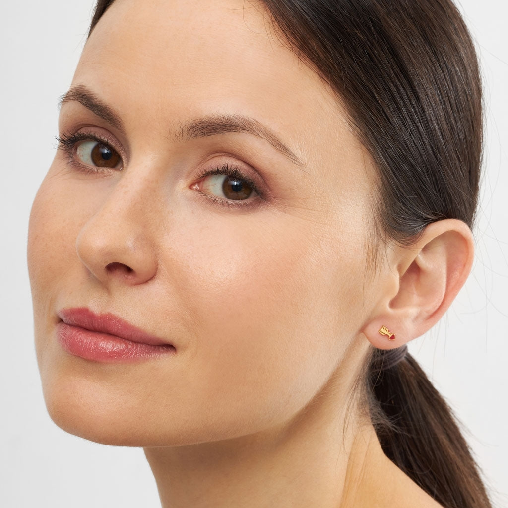 LULU Copenhagen Amor boucle d'oreille 1 pièce Ear stud, 1 pcs Gold Plated