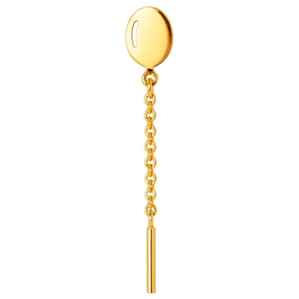 LULU Copenhagen Balloon boucle d'oreille 1 pièce Ear stud, 1 pcs Gold Plated