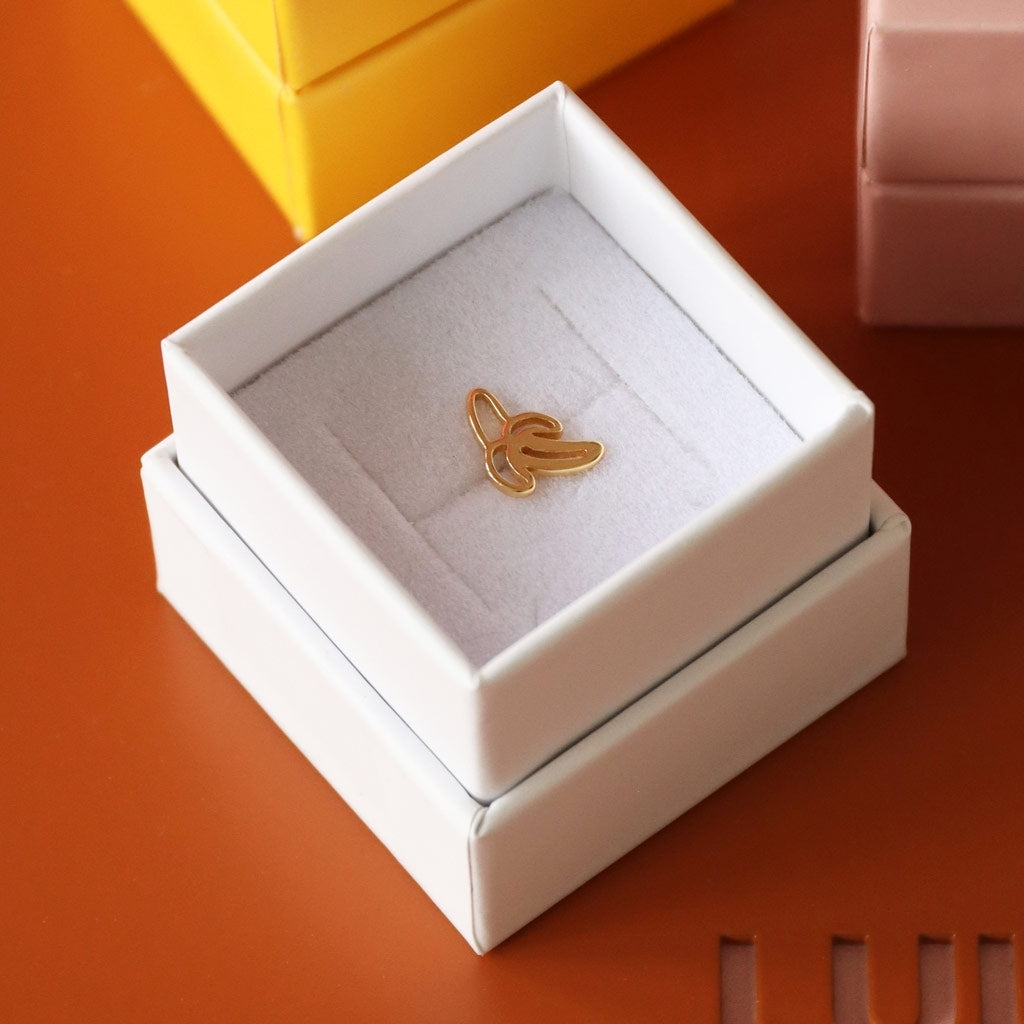 LULU Copenhagen Banana 1 pièce Ear stud, 1 pcs Gold Plated
