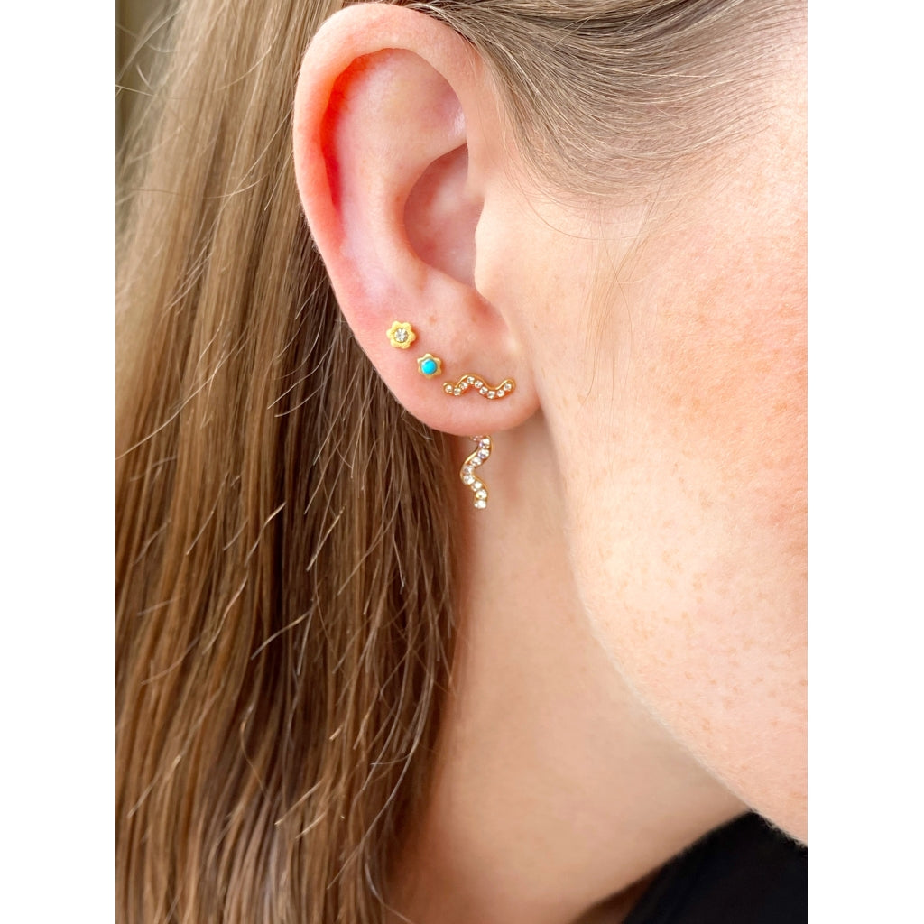 LULU Copenhagen Blomst boucle d'oreille 1 pièce Ear stud, 1 pcs