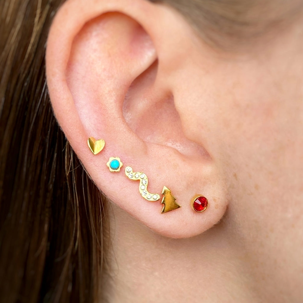 LULU Copenhagen Blomst boucle d'oreille 1 pièce Ear stud, 1 pcs