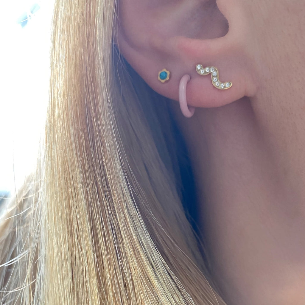 LULU Copenhagen Blomst boucle d'oreille 1 pièce Ear stud, 1 pcs