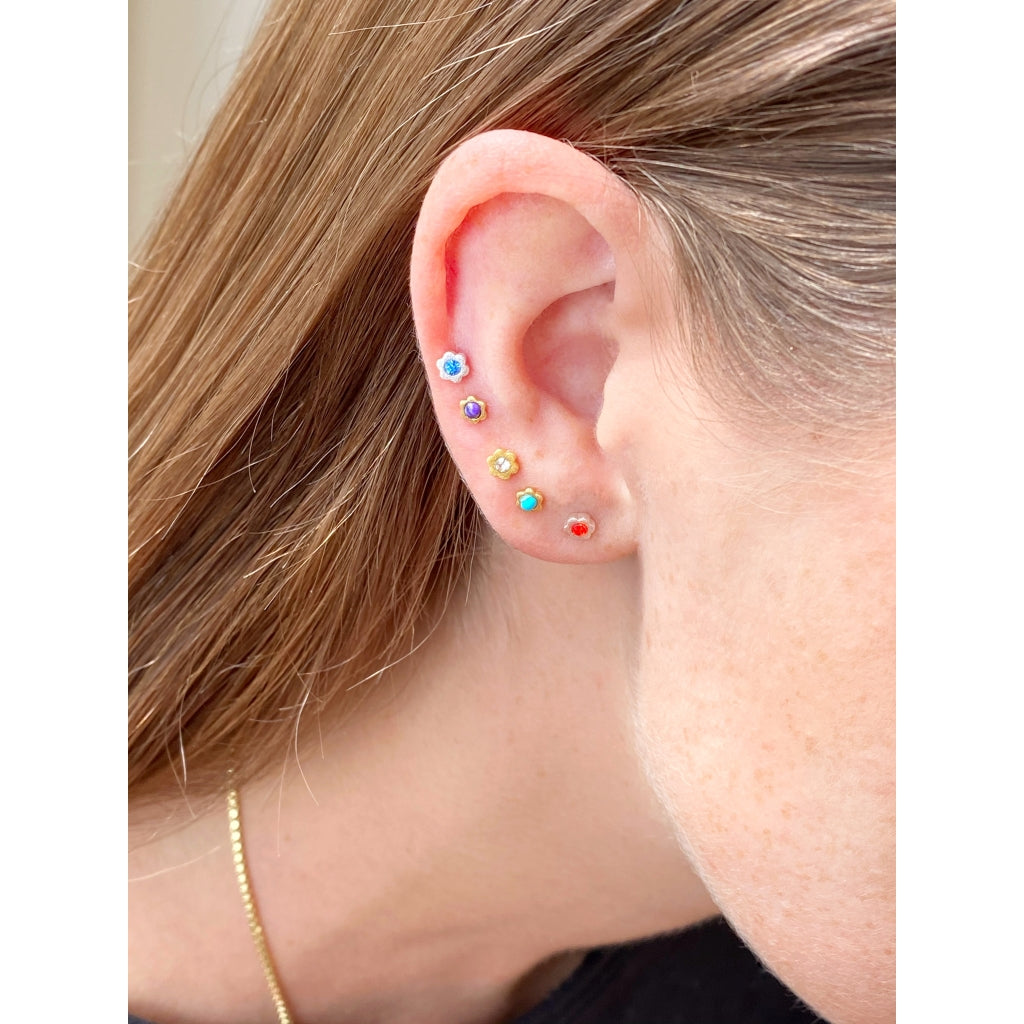 LULU Copenhagen Blomst boucle d'oreille 1 pièce Ear stud, 1 pcs