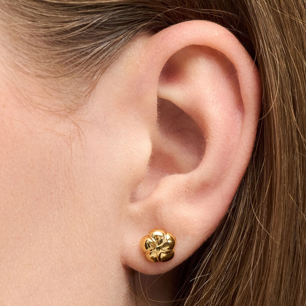 LULU Copenhagen Bloom d'oreille 1 pièce Ear stud, 1 pcs Gold Plated