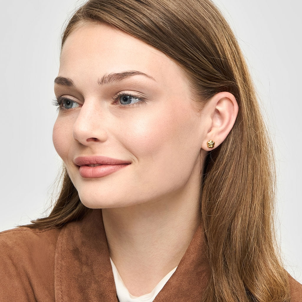 LULU Copenhagen Bloom d'oreille 1 pièce Ear stud, 1 pcs Gold Plated