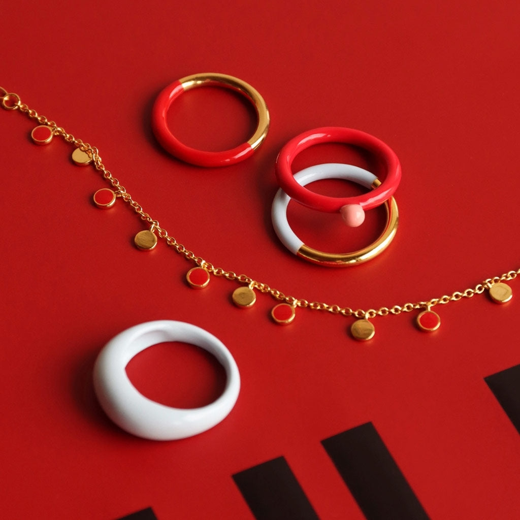 LULU Copenhagen Boho Bracelet Bracelets Passion Red