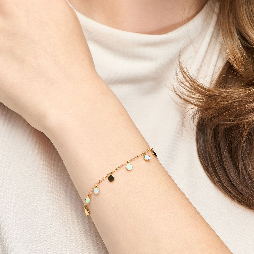 LULU Copenhagen Boho Bracelet Bracelets Skyride Blue/Seasalt Green