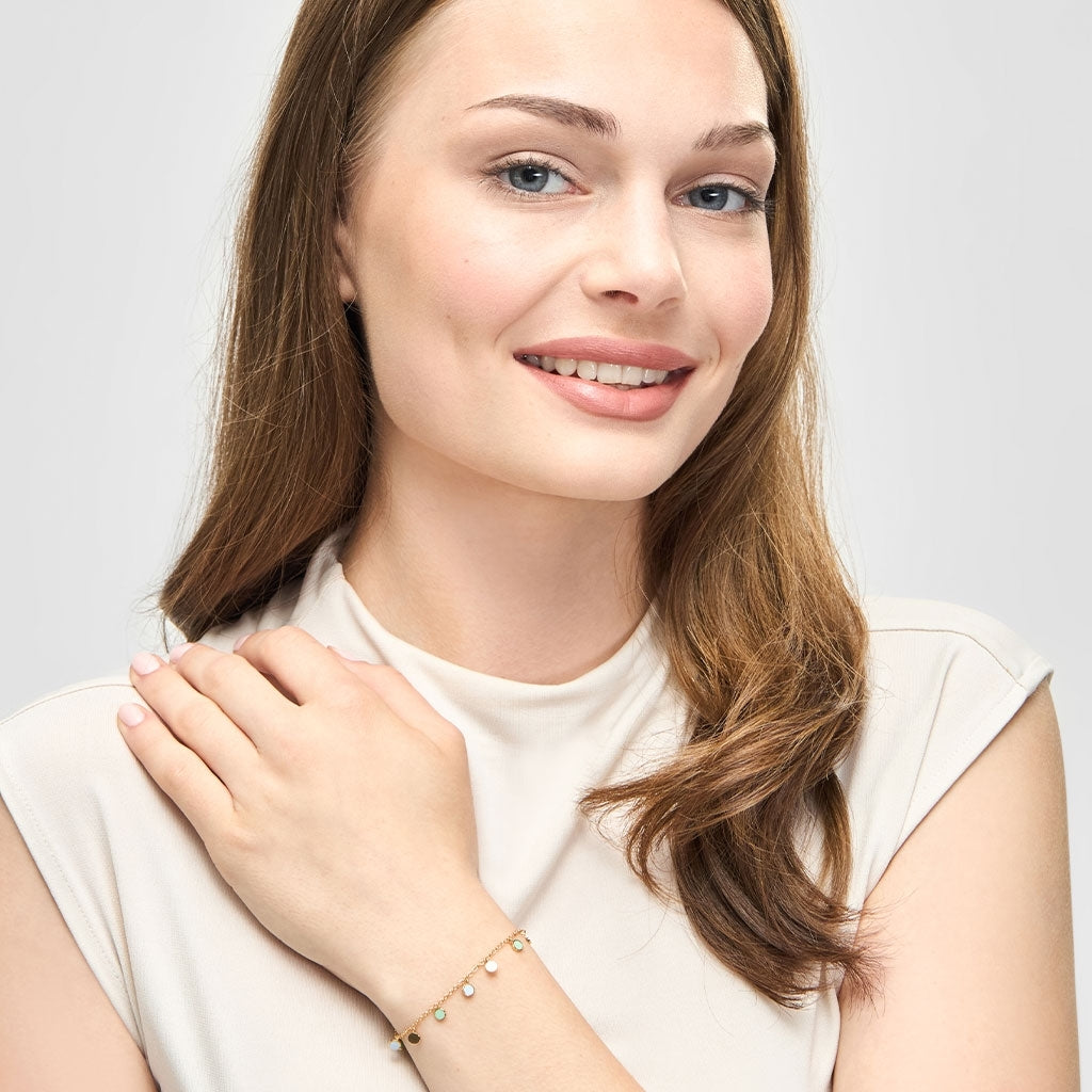 LULU Copenhagen Boho Bracelet Bracelets Skyride Blue/Seasalt Green