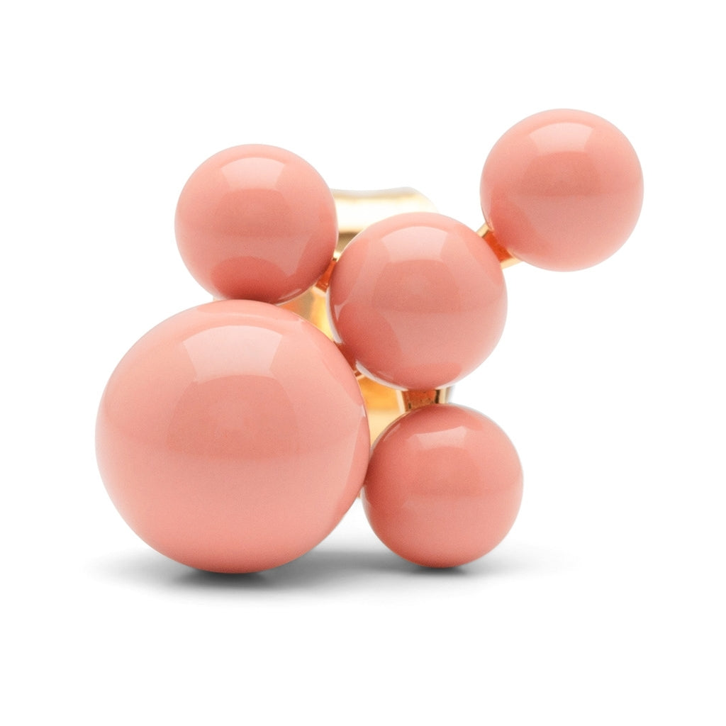 LULU Copenhagen Bouquet Cloud earring 1 pièce Ear stud, 1 pcs Burnt Coral