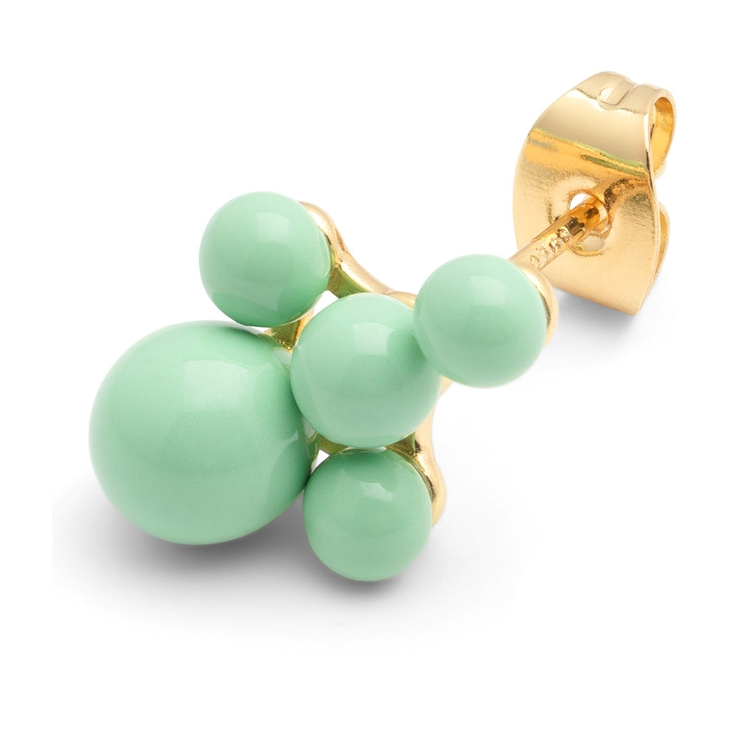 LULU Copenhagen Bouquet Cloud earring 1 pièce Ear stud, 1 pcs Seasalt Green
