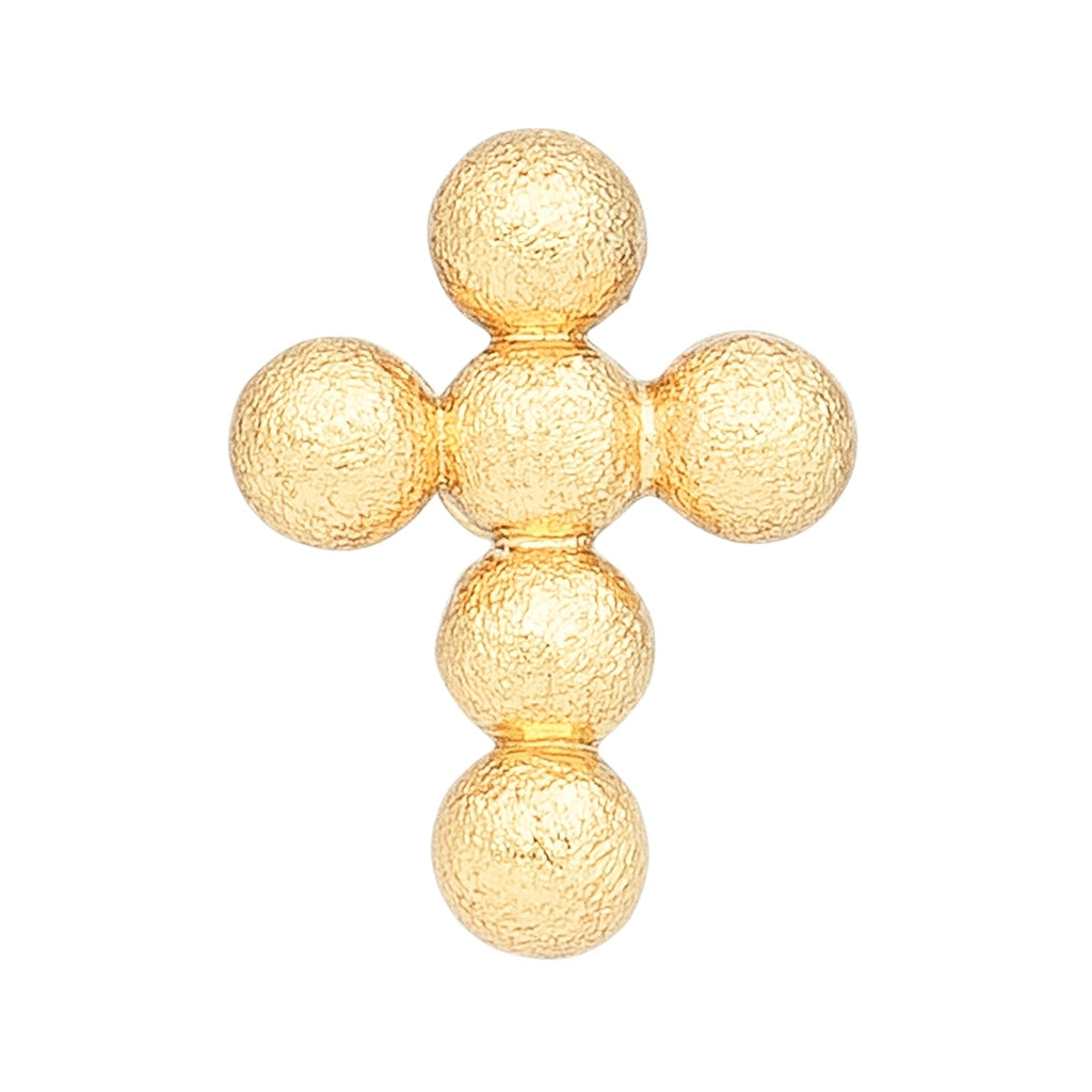 LULU Copenhagen Bouquet Cross 1 pièce Ear stud, 1 pcs Gold Plated