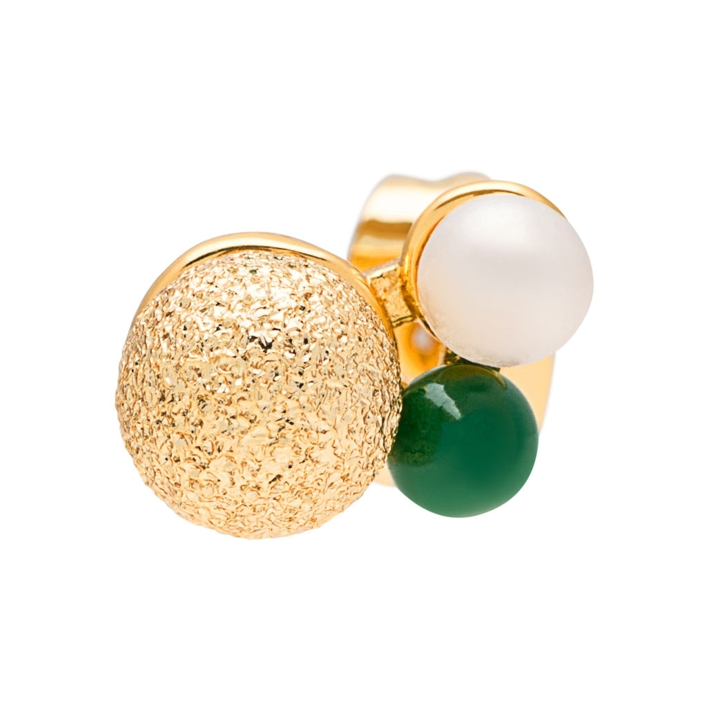 LULU Copenhagen Bouquet The Favorite boucle d'oreille 1 pièce Ear stud, 1 pcs Gold Plated
