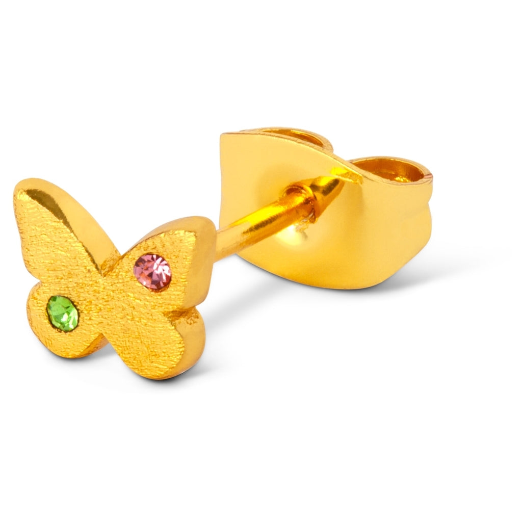 LULU Copenhagen Butterfly boucle d'oreille 1 pièce Ear stud, 1 pcs Gold Plated