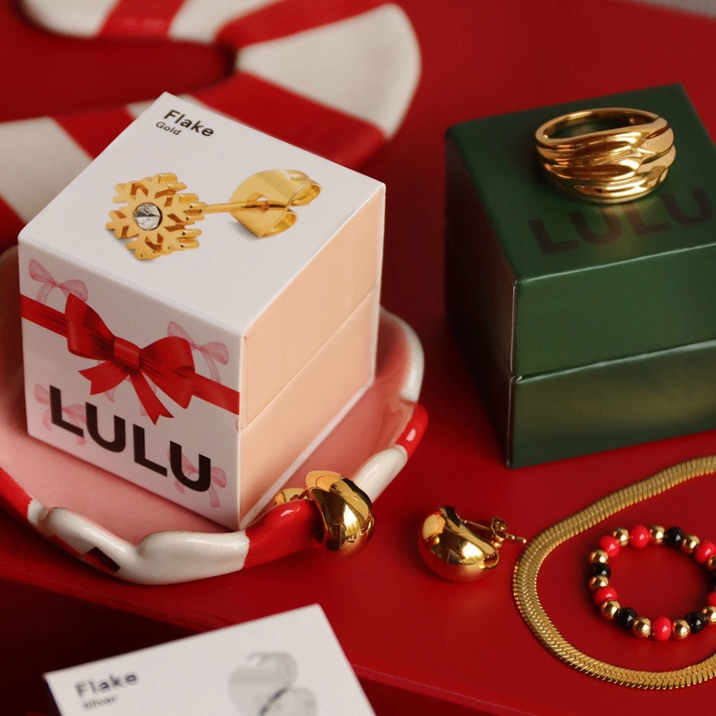LULU Copenhagen Chunky Silk Anneau - plaqué or Rings Gold Plated