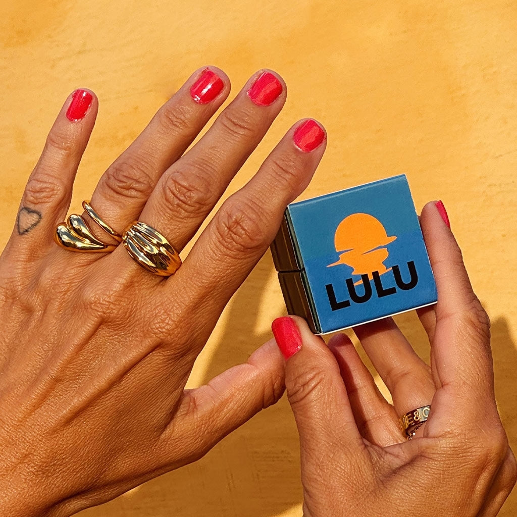 LULU Copenhagen Chunky Silk Bague - plaqué or Rings Gold Plated