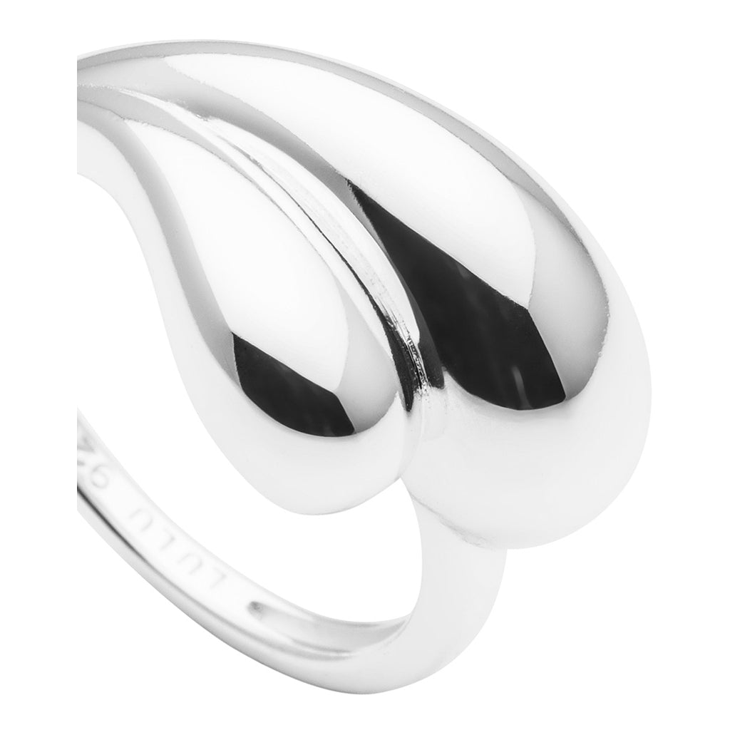 LULU Copenhagen Chunky Soft Drops Anneau - argent Rings Silver
