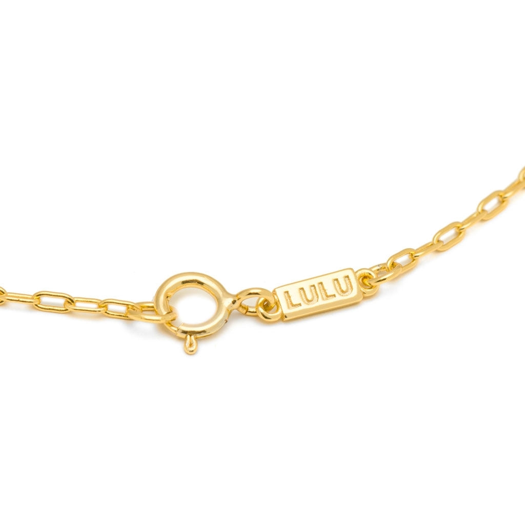LULU Copenhagen Collier cœur classique plaqué or Necklaces Gold Plated