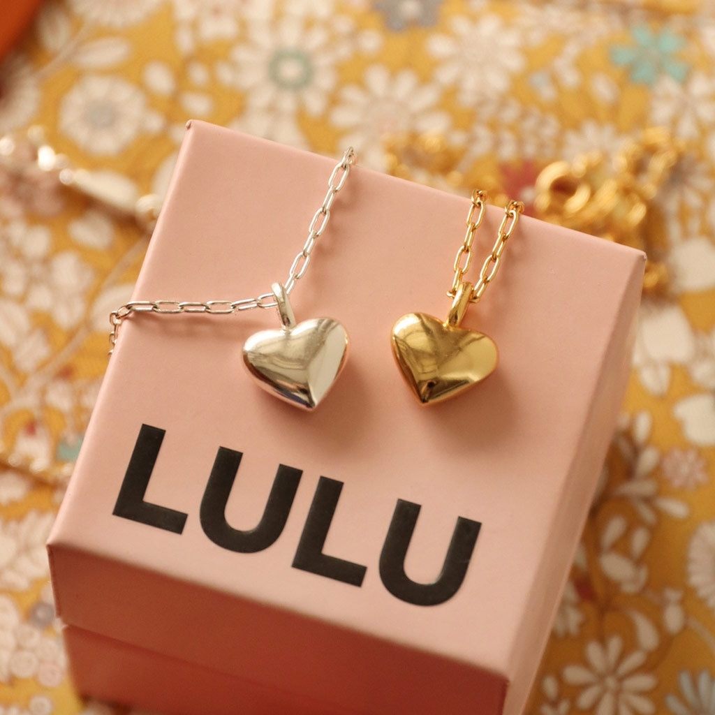 LULU Copenhagen Classic Heart Necklace Silver Necklaces Silver