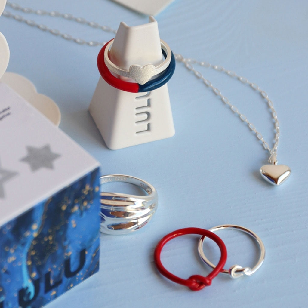 LULU Copenhagen Classic Heart Necklace Silver Necklaces Silver