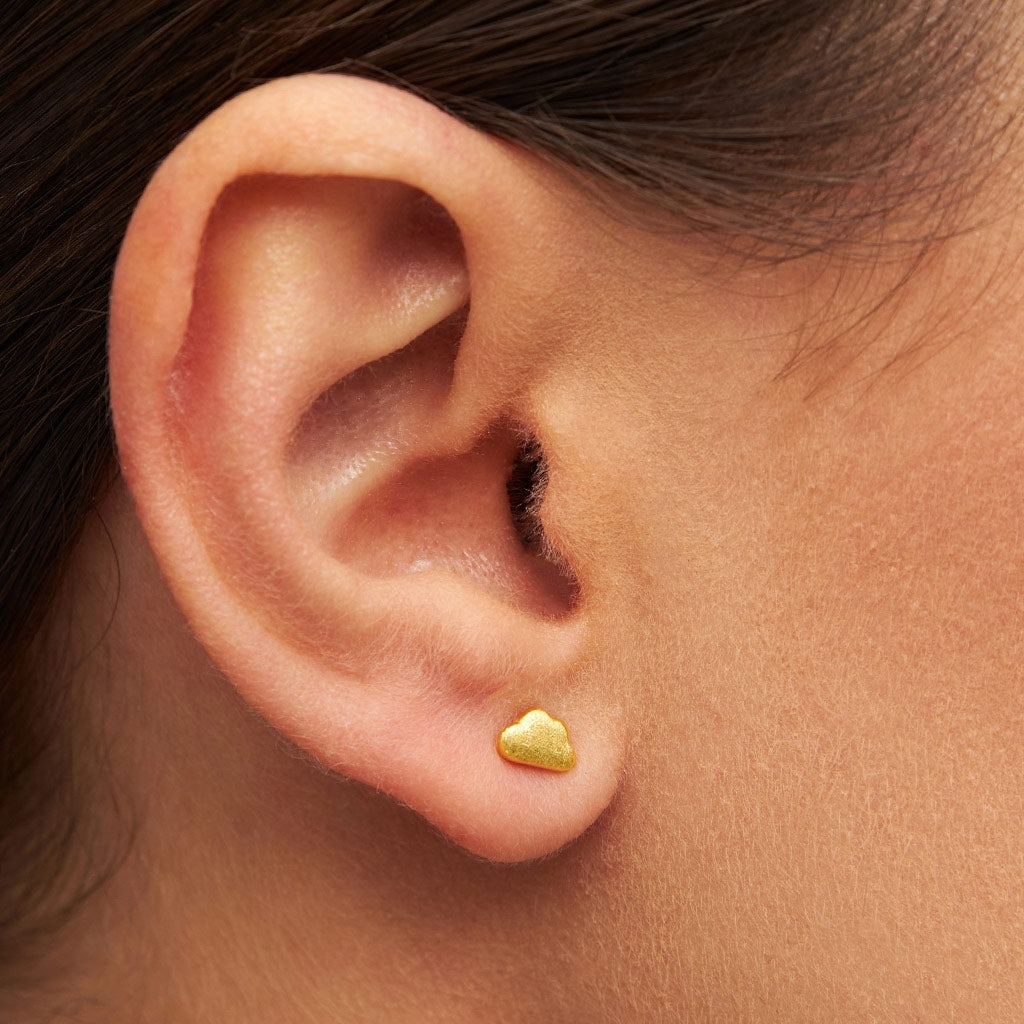 LULU Copenhagen Cloud boucle d'oreille 1 pièce Ear stud, 1 pcs Gold Plated