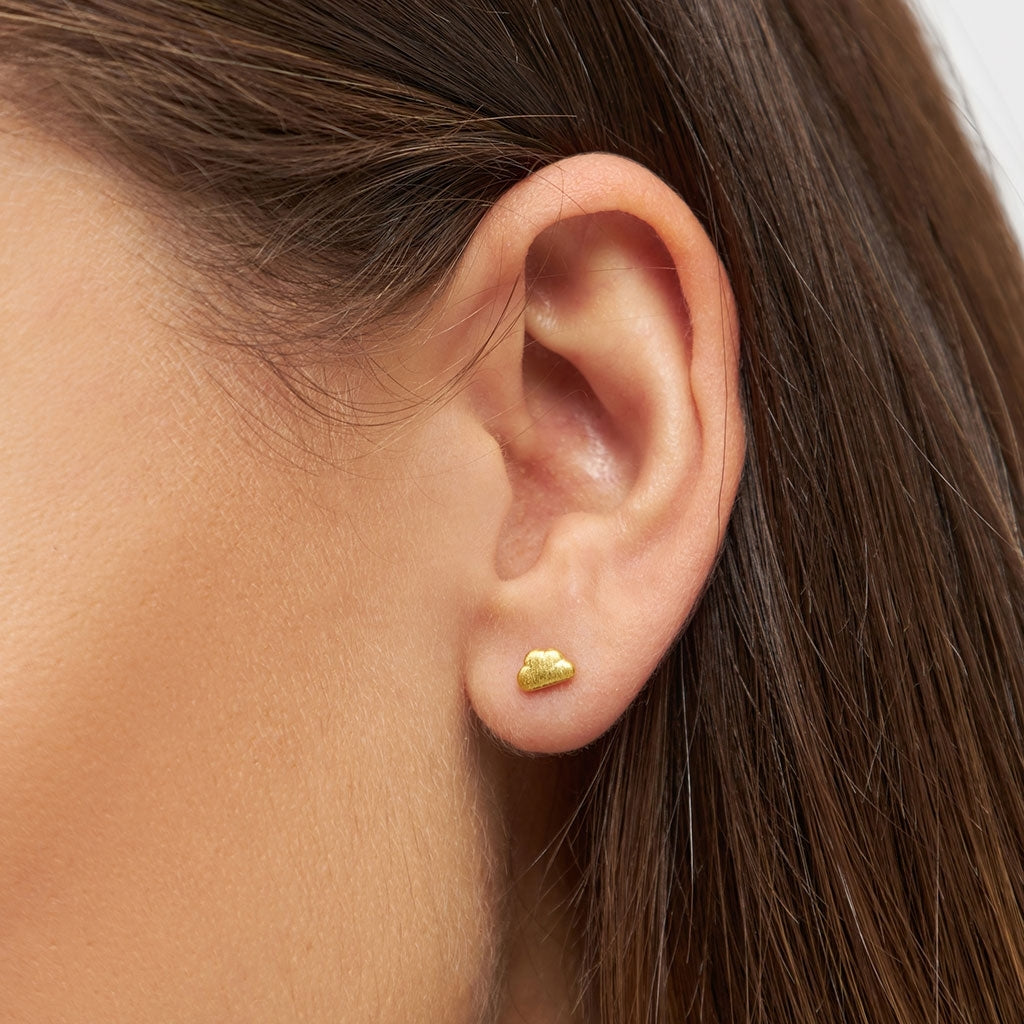LULU Copenhagen Cloud boucle d'oreille 1 pièce Ear stud, 1 pcs Gold Plated