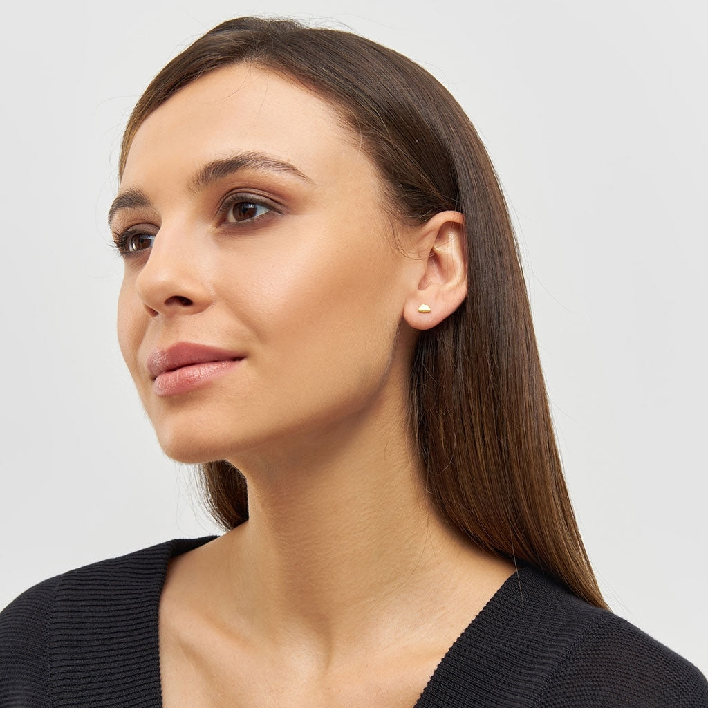 LULU Copenhagen Cloud boucle d'oreille 1 pièce Ear stud, 1 pcs Gold Plated