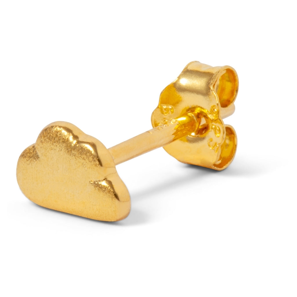 LULU Copenhagen Cloud boucle d'oreille 1 pièce Ear stud, 1 pcs Gold Plated