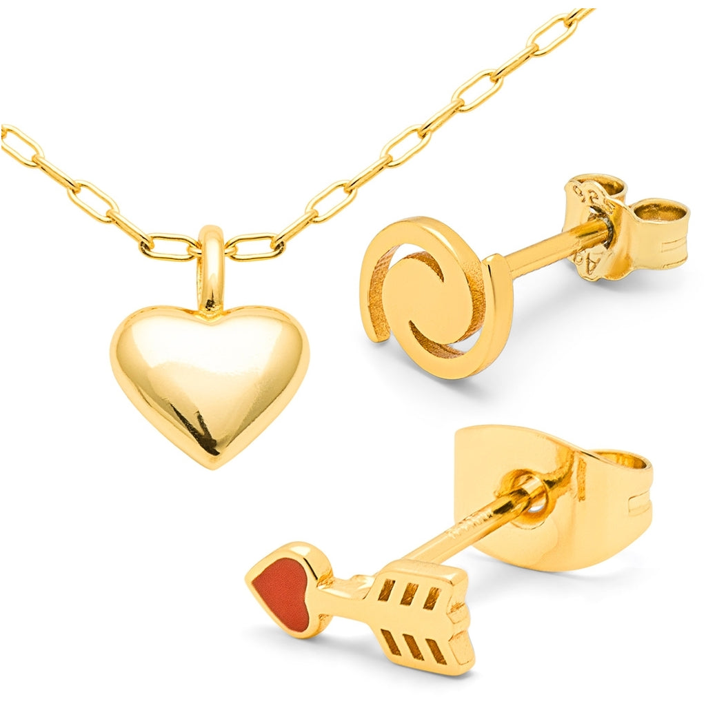 LULU Copenhagen Collections de Cadeaux, Endless Love, gold plated Gift Collection Gold Plated
