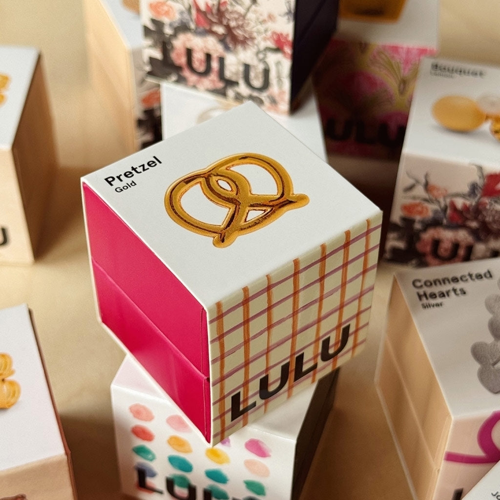 LULU Copenhagen Collections de Cadeaux, The Sweetest thing Gift Collection Gold Plated