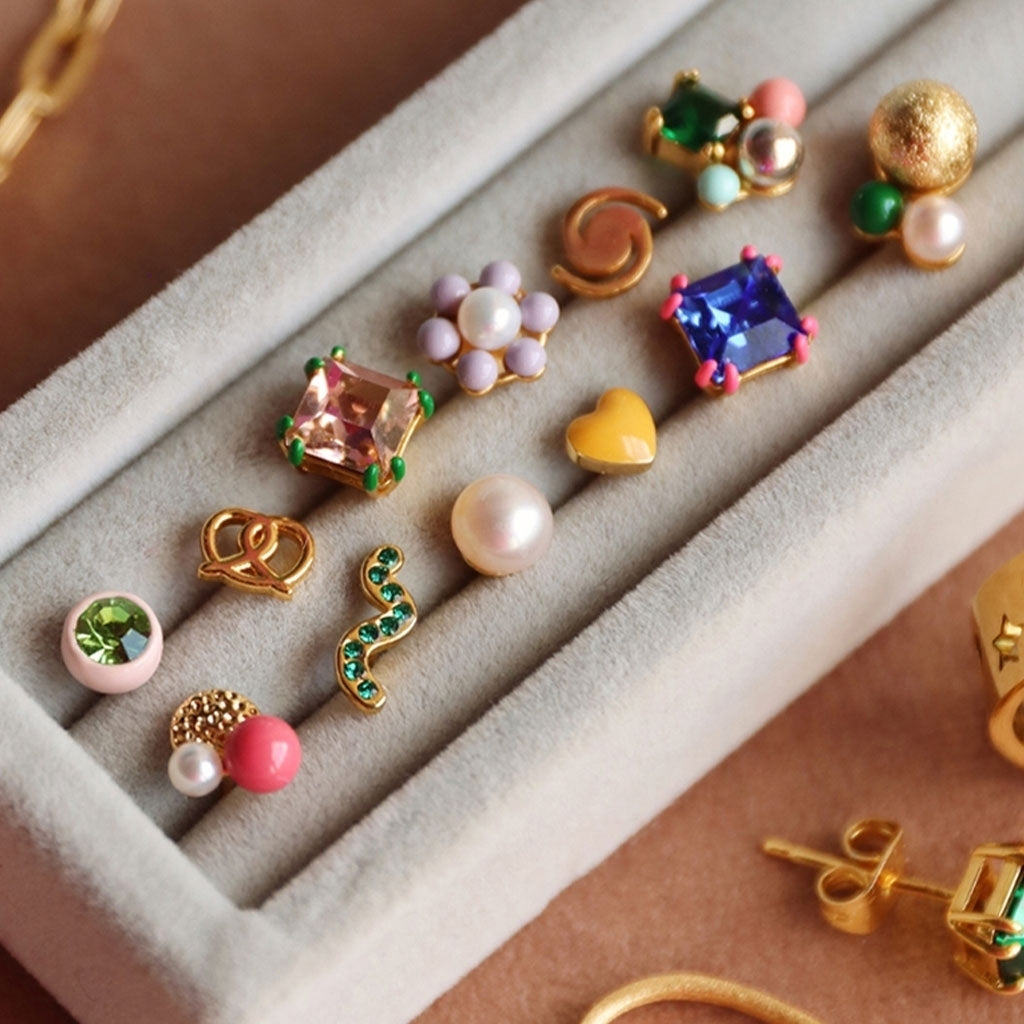 LULU Copenhagen Collections de Cadeaux, The Sweetest thing Gift Collection Gold Plated