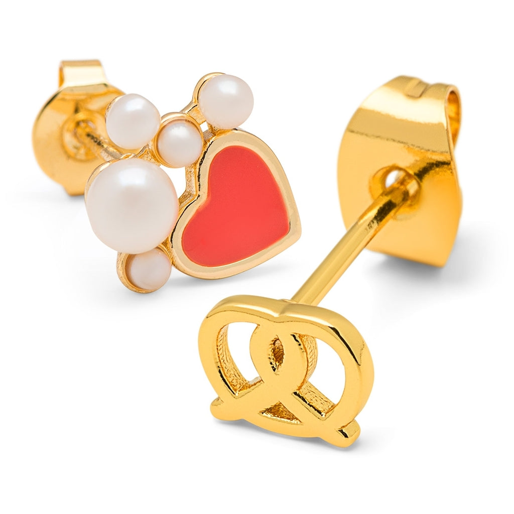 LULU Copenhagen Collections de Cadeaux, The Sweetest thing Gift Collection Gold Plated