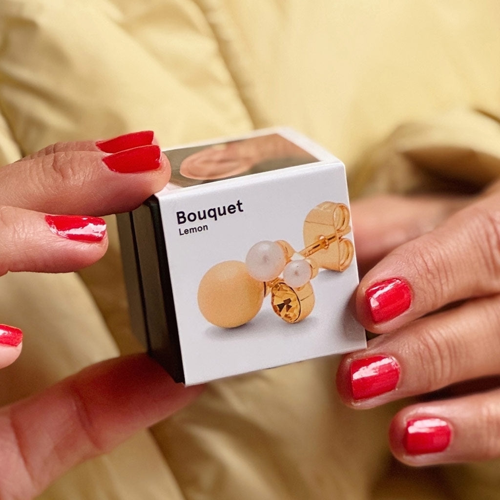 LULU Copenhagen Collections de Cadeaux, When Life Gives You Lemons Gift Collection Gold Plated