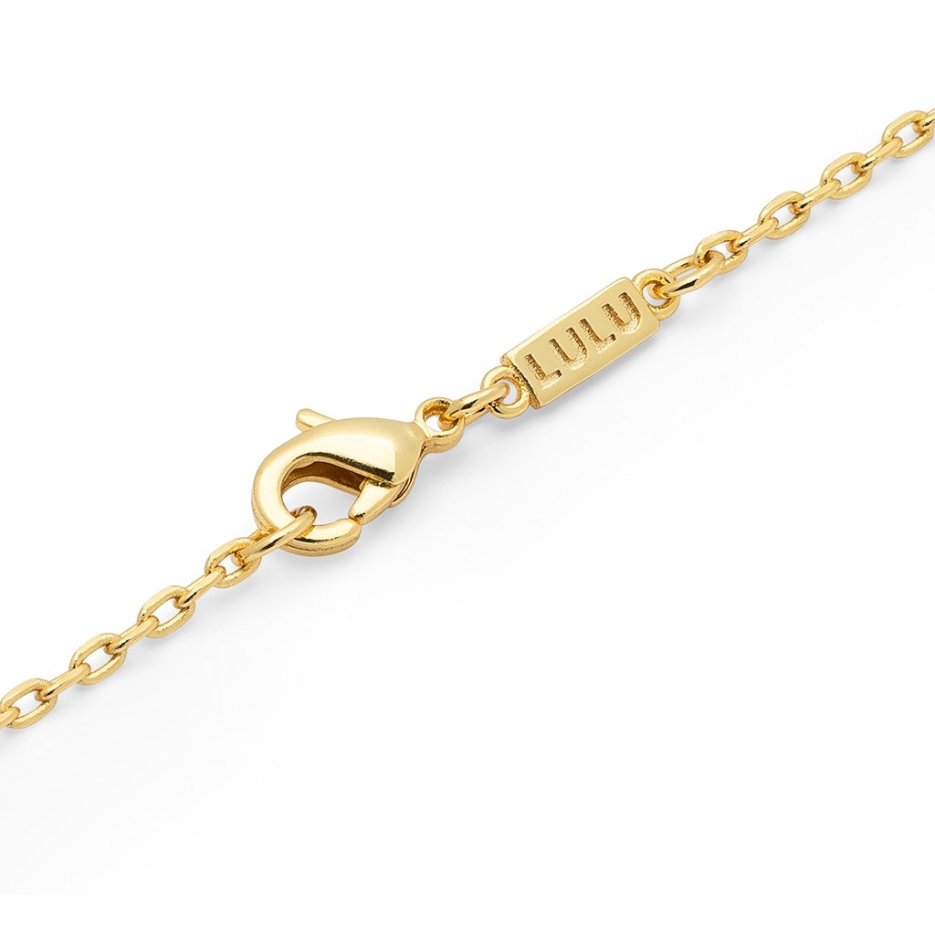 LULU Copenhagen Collier Lemon Heart plaqué or Necklaces Gold Plated