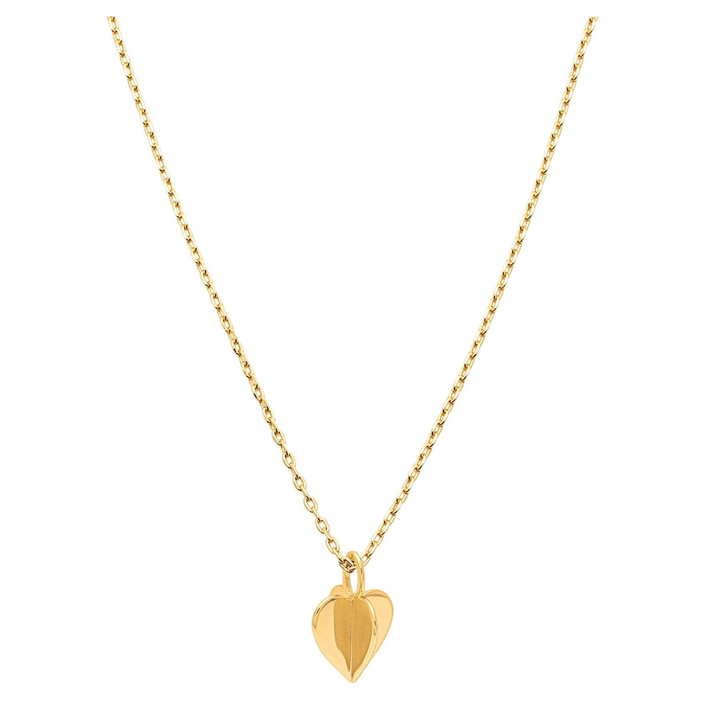 LULU Copenhagen Collier Lemon Heart plaqué or Necklaces Gold Plated