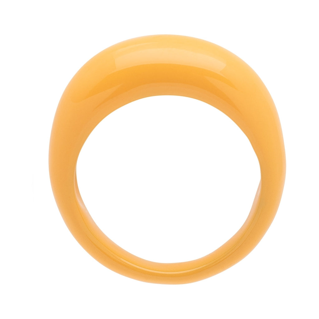 LULU Copenhagen Color Anneau Chunky Rings Marigold