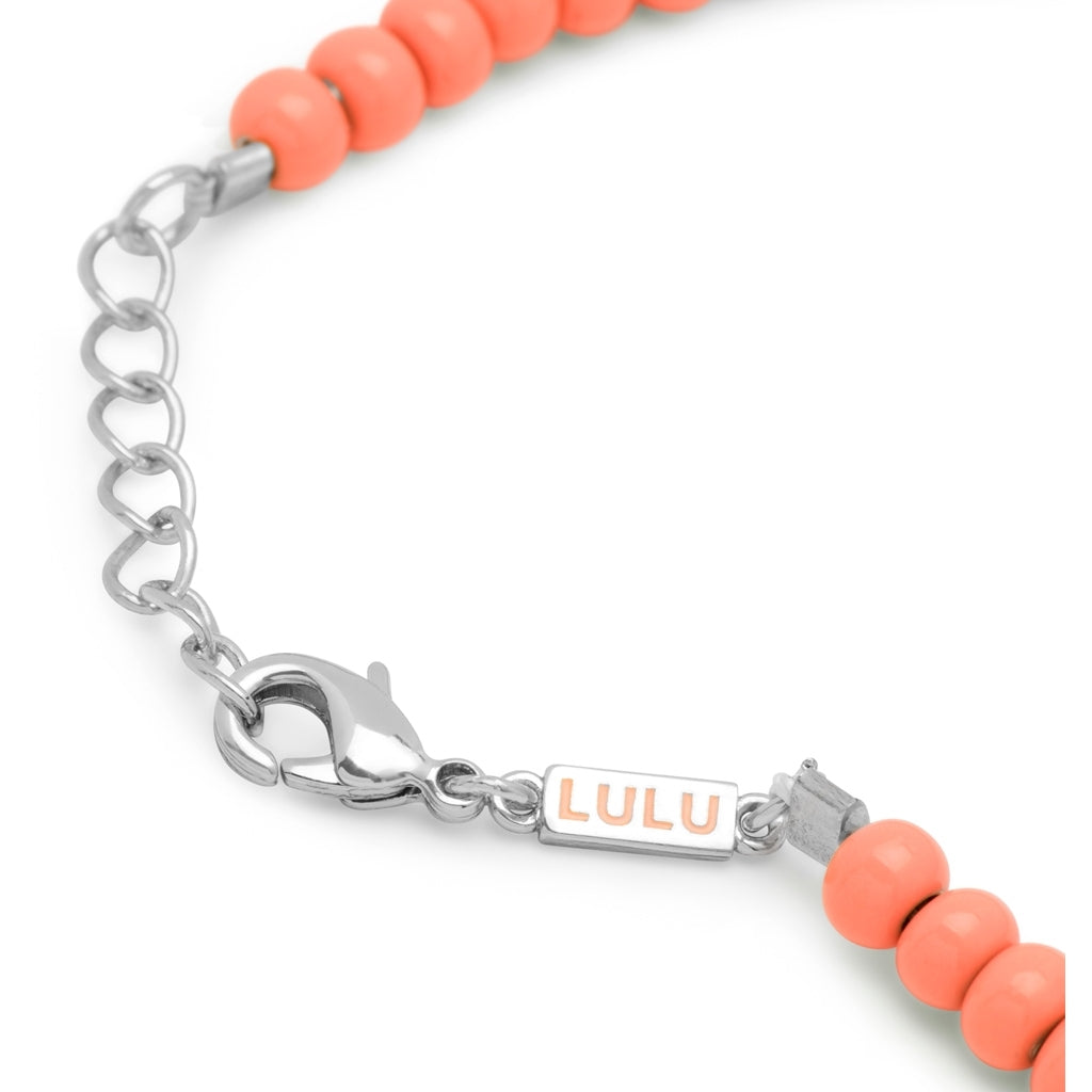 LULU Copenhagen Color Ball Bracelet Charms plaqué argent Bracelets Burnt Coral