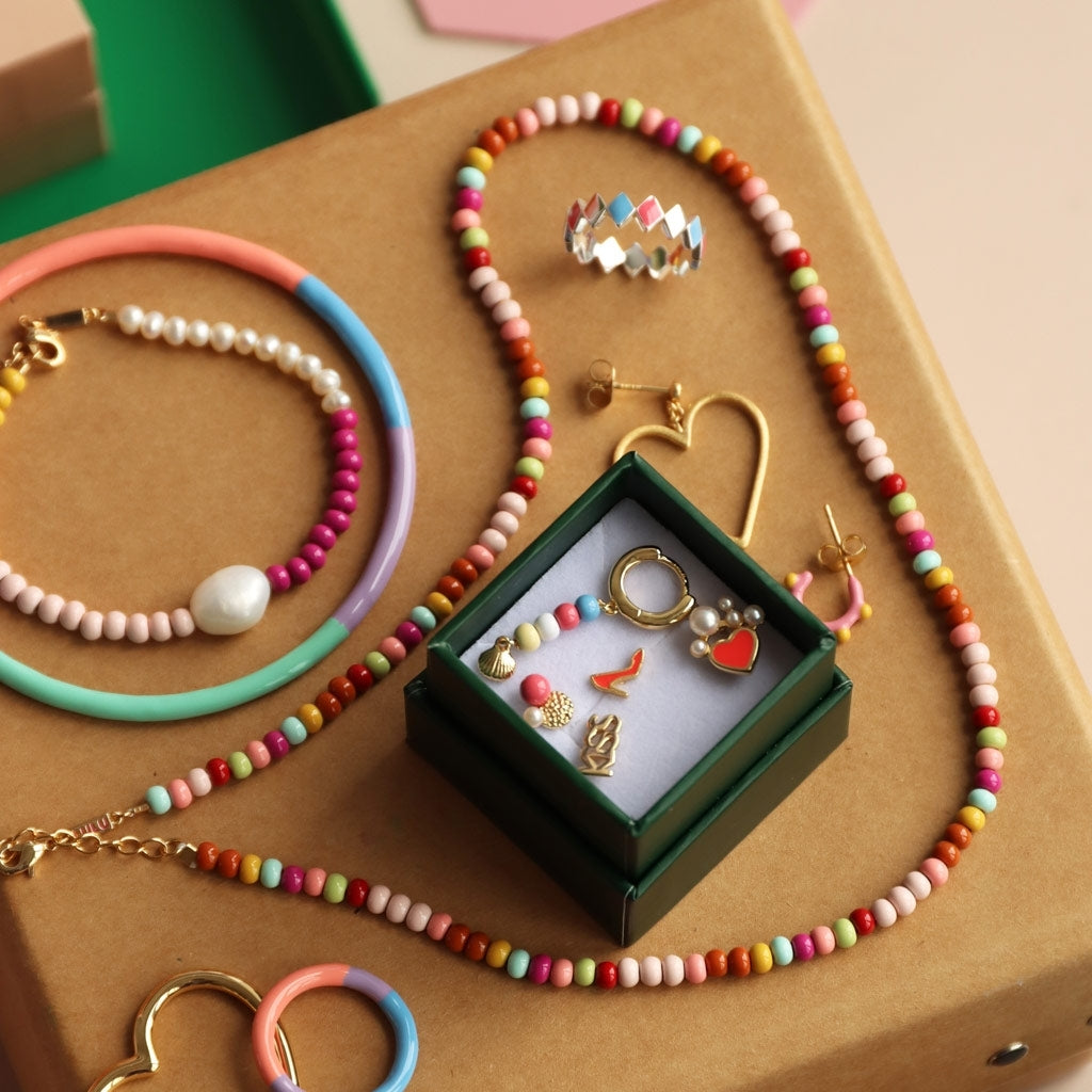 LULU Copenhagen Color Ball Collier court Necklaces Mix