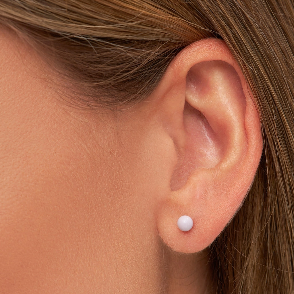 LULU Copenhagen Color Ball Medium boucle d'oreille 1 pièce Ear stud, 1 pcs Purple