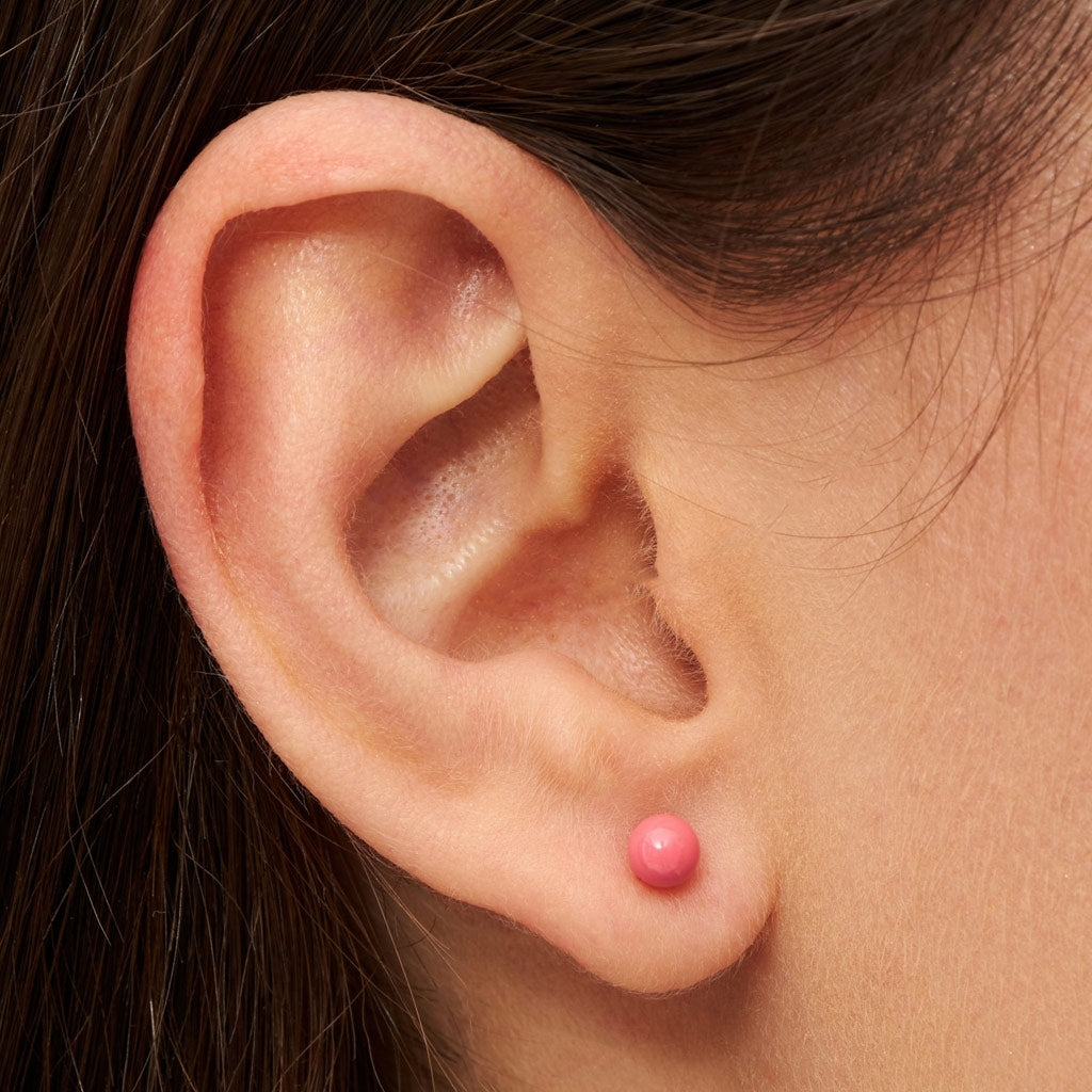 LULU Copenhagen Color Ball Medium boucle d'oreille 1 pièce Ear stud, 1 pcs Coral Pink