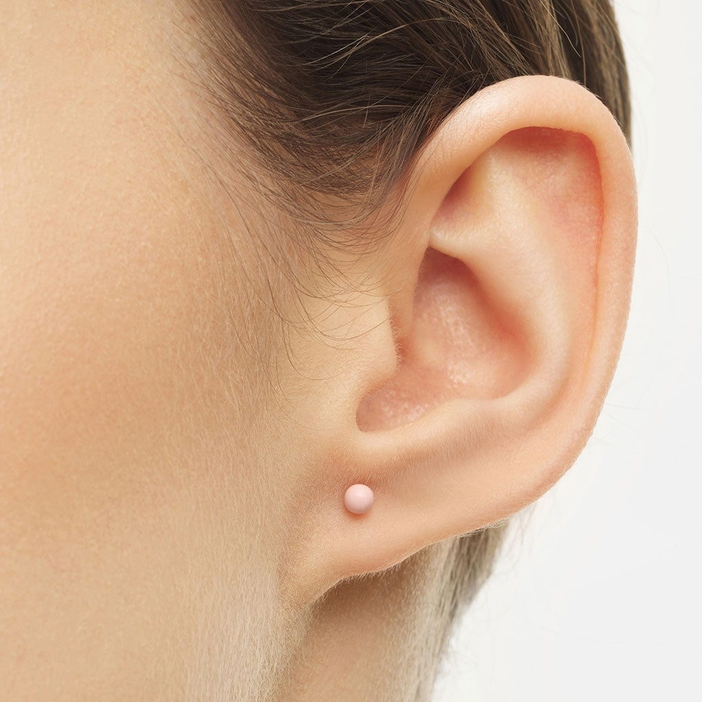 LULU Copenhagen Color Ball boucle d'oreille 1 pièce Ear stud, 1 pcs Dusty Peach