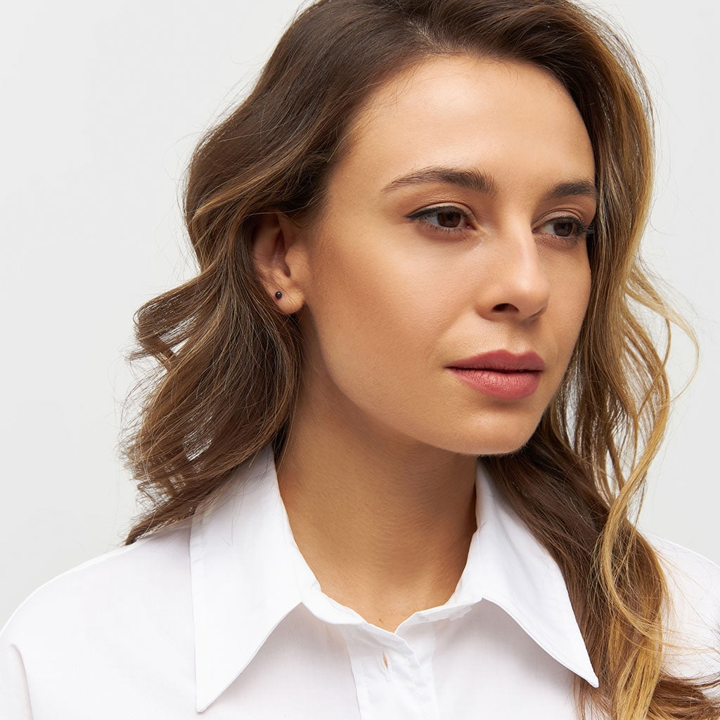 LULU Copenhagen Color Ball boucle d'oreille 1 pièce Ear stud, 1 pcs Inkwell