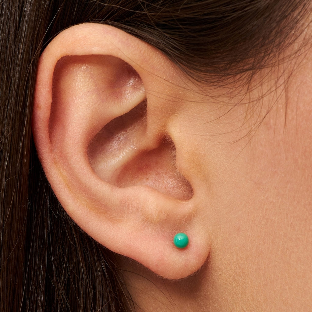 LULU Copenhagen Color Ball boucle d'oreille 1 pièce Ear stud, 1 pcs Light Green