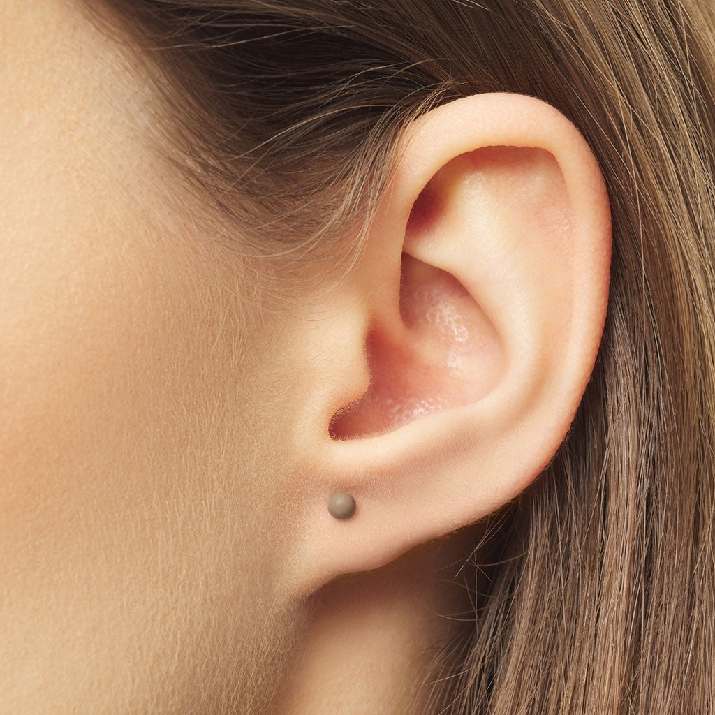LULU Copenhagen Color Ball boucle d'oreille 1 pièce Ear stud, 1 pcs Mocha Mousse