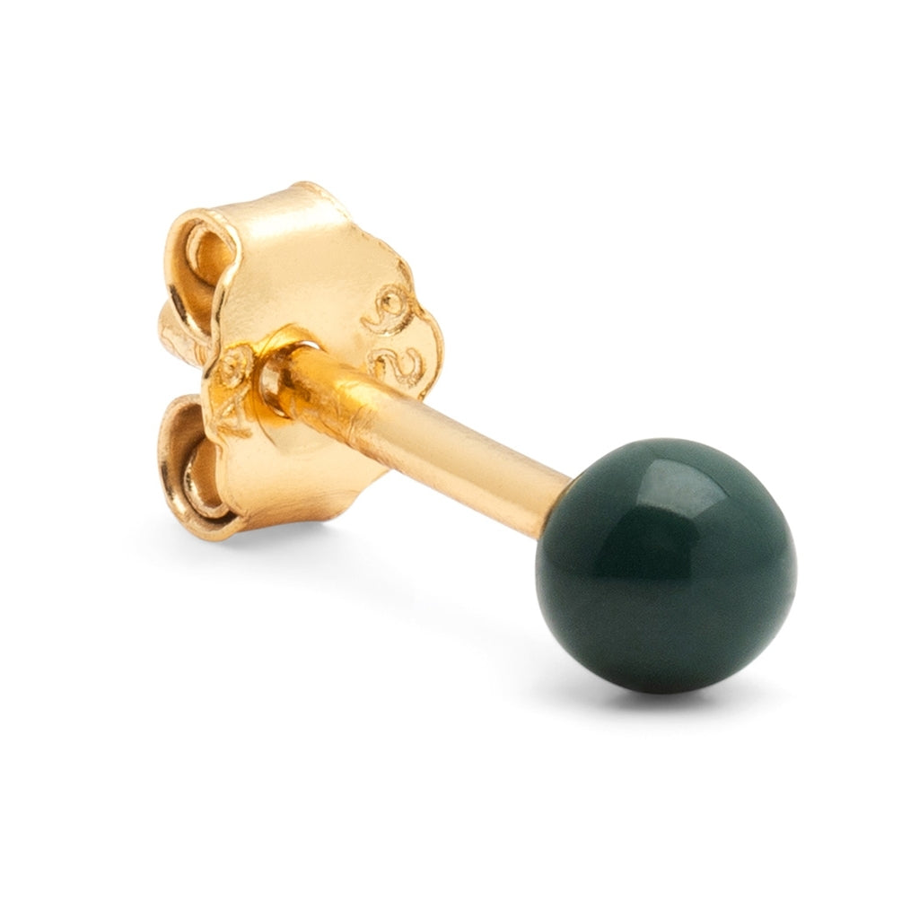 LULU Copenhagen Color Ball boucle d'oreille 1 pièce Ear stud, 1 pcs North Sea Green