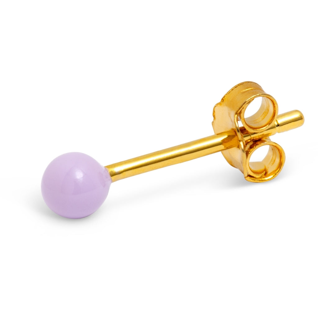 LULU Copenhagen Color Ball boucle d'oreille 1 pièce Ear stud, 1 pcs Purple
