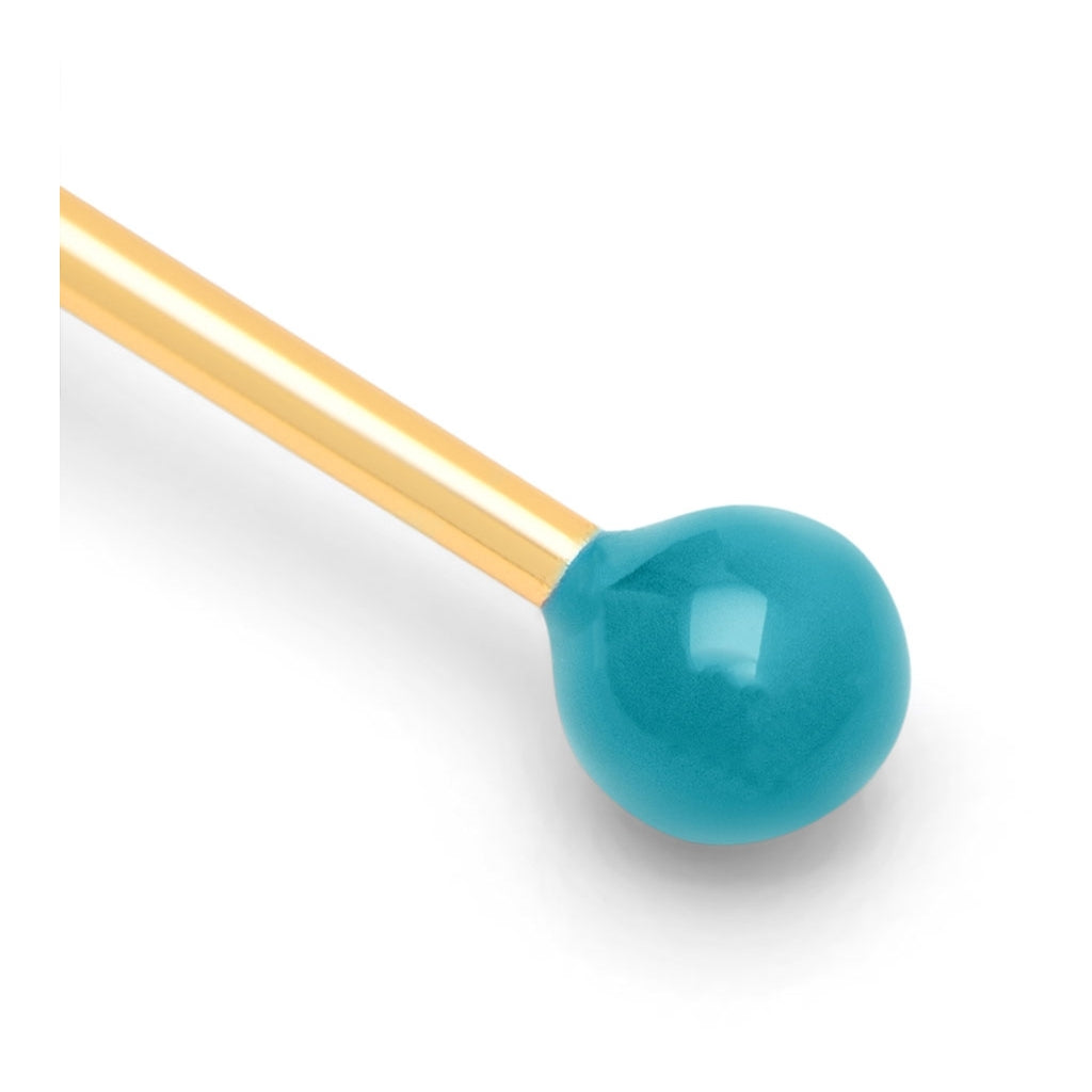 LULU Copenhagen Color Ball boucle d'oreille 1 pièce Ear stud, 1 pcs Retro Blue