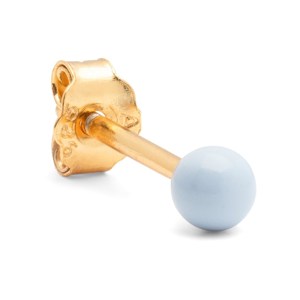 LULU Copenhagen Color Ball boucle d'oreille 1 pièce Ear stud, 1 pcs Skyride Blue