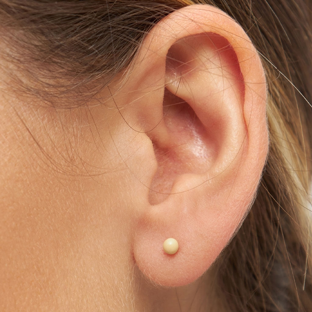 LULU Copenhagen Color Ball boucle d'oreille 1 pièce Ear stud, 1 pcs Soft Yellow