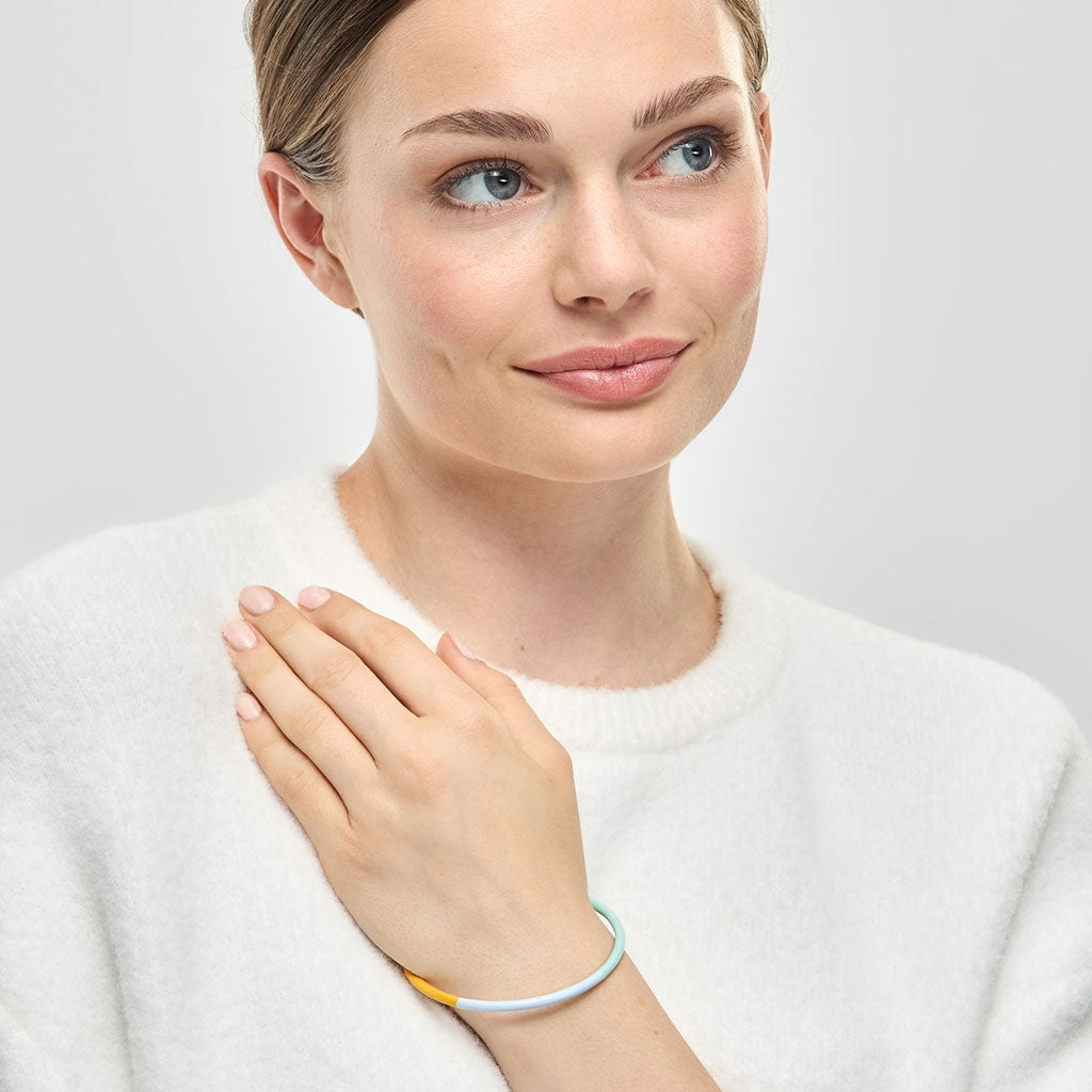 LULU Copenhagen Color Bangle Quatro Bracelets Sundown